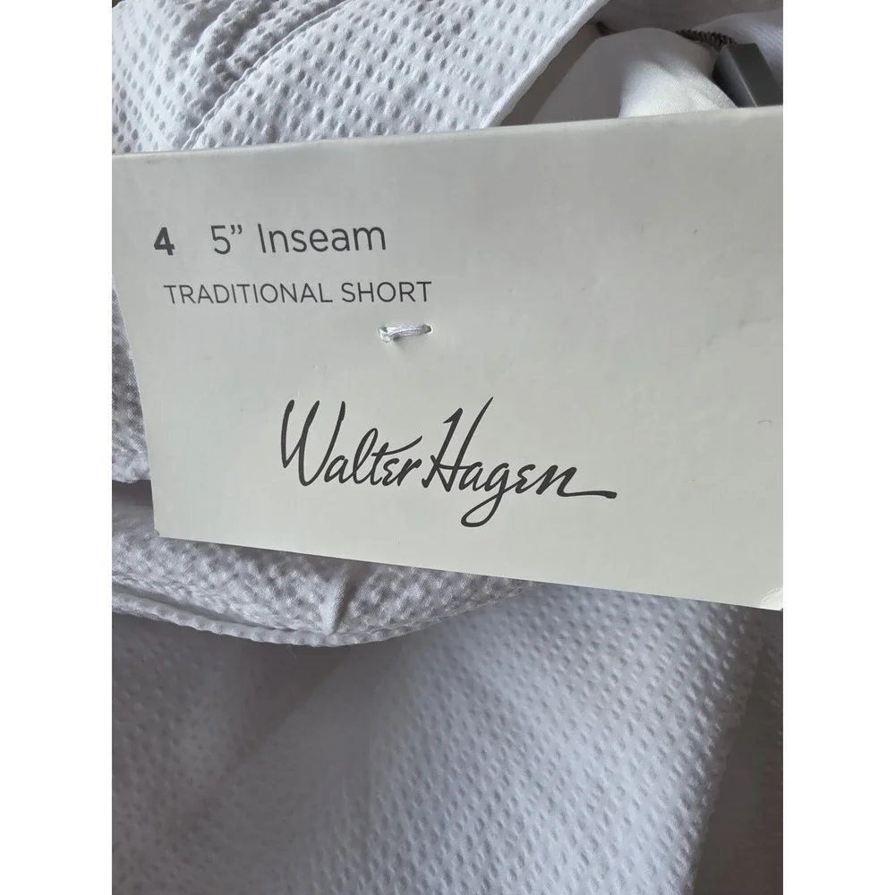 NWT Walter Hagen Women's Golf Shorts Size 4 White Athleisure Casual NWT